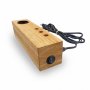RUSTIK 146 Stona lampa 1XE27 Hrast - slika 1