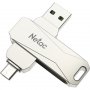 NETAC Flash Drive Dual, USB 3.0 + Tip-C, 128GB, U782C (NT03U782C-128G-30PN) - slika 1