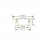 BBLINK LED profil LL-ALP001-R komplet  crni - slika 2