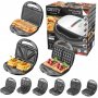 CAMRY CR3057 sendvič toster 6 U 1 sa 1200W - slika 1