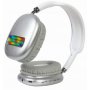 GEMBIRD BHP-LED-02-W  Bluetooth stereo Slualice sa mikrofonom Bt V5.0 400mAh/32Ohm 2h Li-ion Bele - slika 1