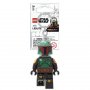 LEGO Star Wars privezak za ključeve sa svetlom: Boba Fet - slika 1