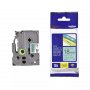 Brother TZe-741 crna na zeleno 18mm - slika 1