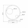VESTA 556 Stona lampa 1*G9 Mesing - slika 2