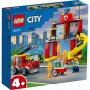 LEGO Vatrogasna stanica i vatrogasno vozilo 60375 - slika 1