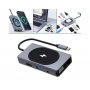 FAST ASIA Adapter TIP-C HUB 9 u 1 + wireless punjenje - slika 1