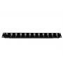 MIRSAN Patch panel 19/1U sa 12 slotova ,bez modula RAL9005 Mirsan MR.19P12P1U.01 - slika 1