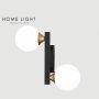 VESTA 580 Zidna lampa 2*G9 Crna/Mesing - slika 1