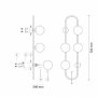 VESTA 579 Zidna lampa 4*G9 Mesing - slika 2