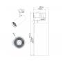 DAWN Trofazni šinski LED reflektor  JM-4070 30W 4000K 36° beli - slika 2