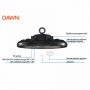 DAWN LED reflektor HBS 150W 4000K 90° IP65 - slika 2