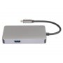 E-GREEN USB HUB Tip-C na HDMI + VGA + 2xUSB 3.0 + RJ45 + tip C (F) - slika 2