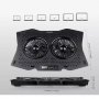 ZEUS Postolje za laptop ES-AA4 14-18inc USB x 2/Ventilator 2x110/RGB digitalni kotroler LCD/Black - slika 2