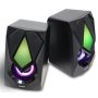 MICROLAB B-25 Stereo zvucnici black, 6W RMS (2 x 3W), USB power, 3,5mm RGB - slika 1