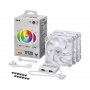 ASUS TUF GAMING TF120 ARGB WHITE EDITION 3IN1 ventilator - slika 2
