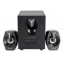 MICROLAB G100BT Aktivni zvučnici 2.1 11W (5W,2x3W) 3,5mm SD USB FM Bluetooth daljinski LED - slika 1