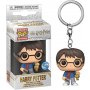 FUNKO POP! Keychain: HP Holiday - Harry (WMT), privezak - slika 1