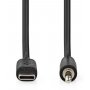 NEDIS CCGP65950BK10 USB-C muški na 3.5mm muški 1m - slika 2