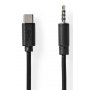 NEDIS CCGP65950BK10 USB-C muški na 3.5mm muški 1m - slika 1