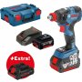BOSCH Akumulatorski udarni odvrtač  GDX 18V-200 C; 2x5,0Ah + ProCORE 4,0 Ah; L-Boxx (0615990K7G) - slika 1