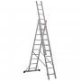 CRAFTER Merdevine aluminijumske trodelne 3x14 pro - slika 1