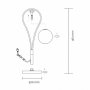 VESTA 577 Stona lampa 1*G9 MESING - slika 2