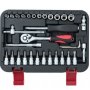 CONMETALL Set nasadnika sa račnom 1/4'' 33 komada - slika 1