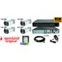 GEMBIRD GMB-04** Set kamera za video nadzor 500 HDD +4x CAM-AHD5MP-HAU60W+ 1xrg59 10m full color - slika 1