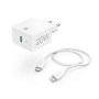HAMA Kućni Punjač + USB-C-Lightning Kabl, PD, 20W, 3A - slika 1