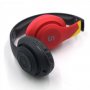 DOT Bluetooth slušalice TM-025E tamno crveno-crne - slika 1