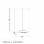 VESTA 589 Zidna lampa 6W 4000K Hrom - slika 2