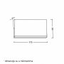 BBLINK Led svetiljka  JM-067 Zidna 10.5W 3000K IP54 ANTRACIT - slika 2