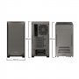 BE QUIET PURE BASE 500 (BGW36) Metallic Gray kuciste sa prozorom - slika 2