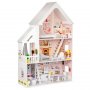 ECO TOYS DRVENA KUĆICA ZA LUTKE XXL for dolls residence - slika 2