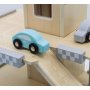 ECO TOYS VELIKA DRVENA GARAŽA SA PARKINGOM I LIFTOM + AUTOMOBILI - slika 5