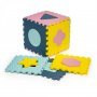ECO TOYS Podloga za igru sa ogradom PUZZLE DRY POOL 37 DELOVA - slika 3