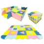 ECO TOYS Podloga za igru sa ogradom PUZZLE DRY POOL 37 DELOVA - slika 1