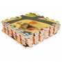 ECO TOYS Podloga za igru za decu SAFARI PUZZLE 9 ELEMENATA 93X93CM - slika 2