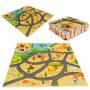 ECO TOYS Podloga za igru za decu SAFARI PUZZLE 9 ELEMENATA 93X93CM - slika 1