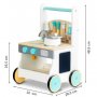 ECO TOYS DRVENA KUHINJA KOLICA - slika 5