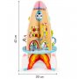 ECO TOYS EDUKATIVNA DRVENA RAKETA 8u1 - slika 2