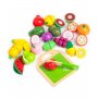 ECO TOYS SET OD 20 DELOVA DRVENO VOĆE - slika 2