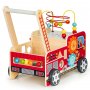 ECO TOYS EDUKATIVNA DRVENA GURALICA SA KOCKAMA - VATROGASAC - slika 3