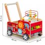 ECO TOYS EDUKATIVNA DRVENA GURALICA SA KOCKAMA - VATROGASAC - slika 5