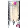 AGROMARKET Inox bačva 145 l ( za rakiju ) - sa slavinom - slika 1