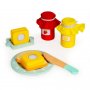 ECO TOYS Drveni toster sa aksesoarima 11 elemenata (HM200720) - slika 2
