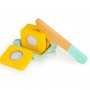 ECO TOYS Drveni toster sa aksesoarima 11 elemenata (HM200720) - slika 3
