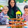 ECO TOYS Drvena garaža, veliki parking sa liftom + automobili  (HM013290) - slika 5