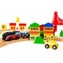 ECO TOYS Drvena set železnica na baterije 90 elemenata (HM014665) - slika 4