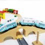 ECO TOYS Drveni voz set sa stazom battery-operated 69 delova (HM015147) - slika 2